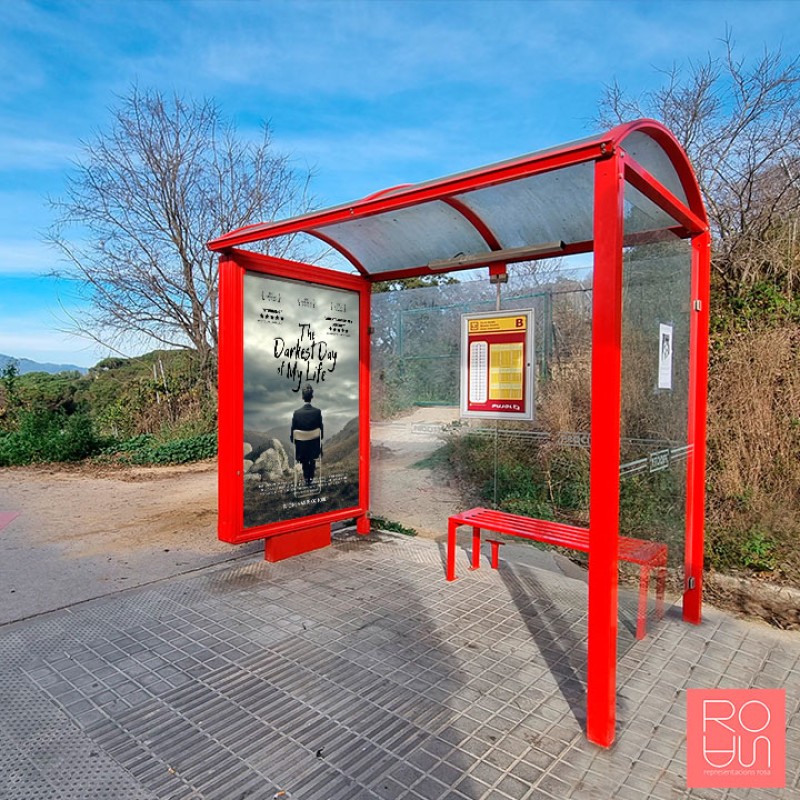 Marquesina parada d'autobús Bòveda